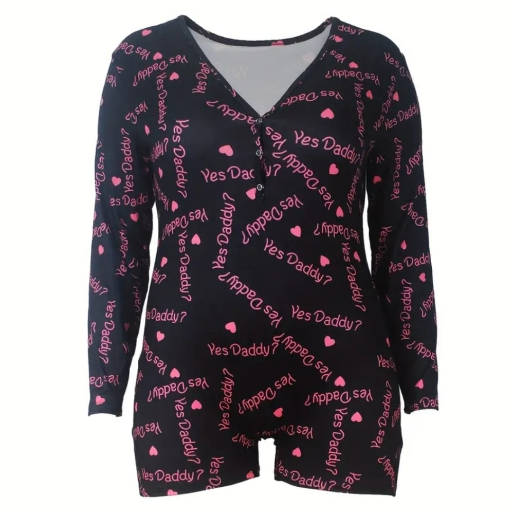 Yes daddy Plus Size romper